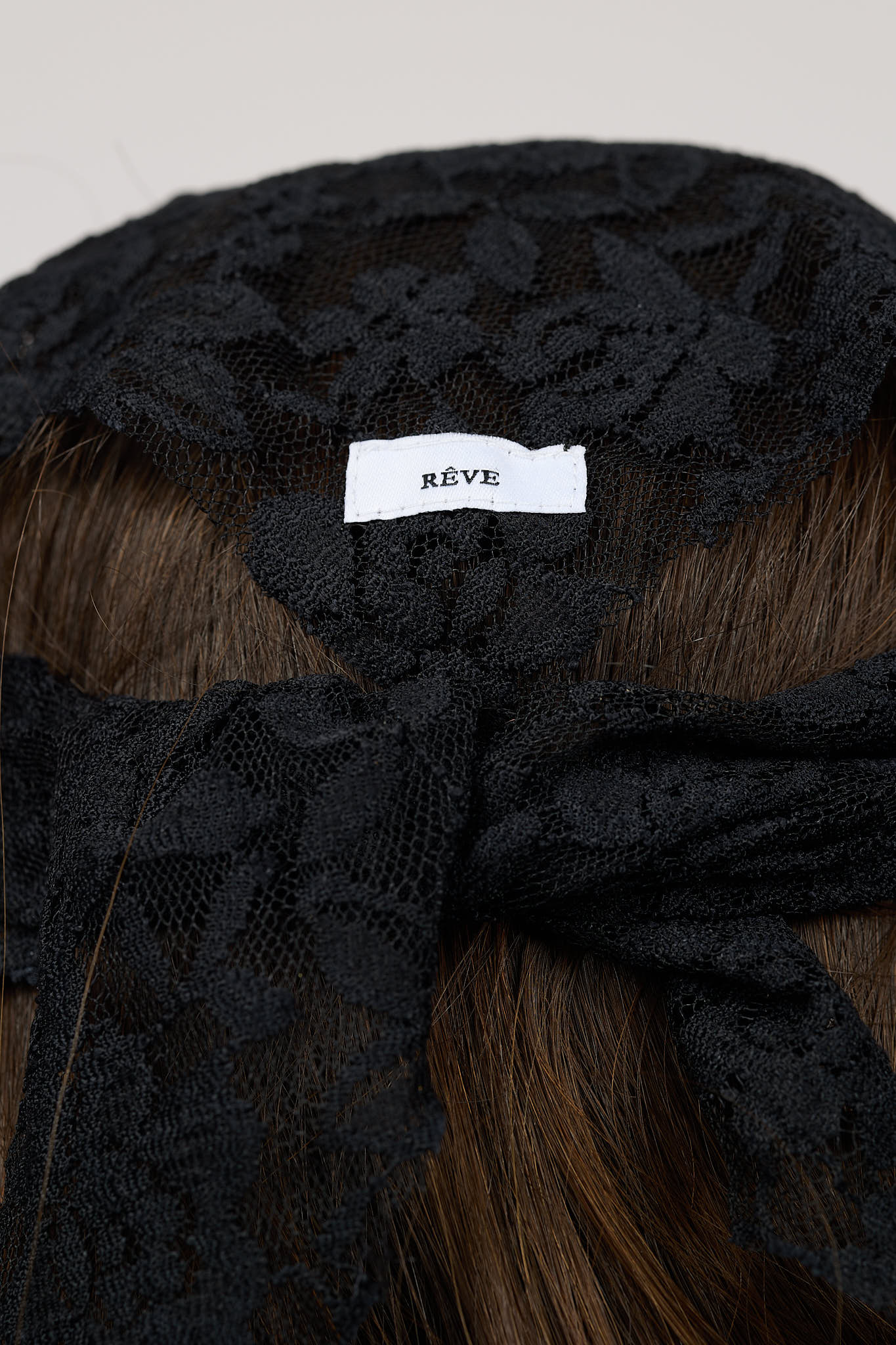 Lace Bandana — Nero